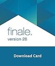 Makemusic Finale 26 Music Notation Software Download Card