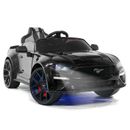 Moderno Kids Ford Mustang Kids Car 24 Volt Battery Powered Ride On Toy w/ Remote Control Plastic in Black | 20 H x 30 W x 49 D in | Wayfair