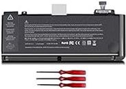 Laptrix Laptop Battery Compatible for A1322 A1278 MacBook Pro 13 inch 13" Mid 2012, Late 2011,Early 2011,Mid 2010, Mid 2009 MB990LL/A MB991LL/A MC375LL/A MC374LL/A MD314LL/A MC724LL/A, black (AC 4710)