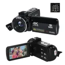 4K Camcorder Ultra HD 56MP Video Blog Camcorder for YouTube 18X Digital Camcorder IR Night Vision