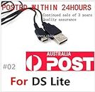 USB Charger Charging Power Cable Cord for Nintendo DS Lite NDSL