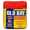 Old Bay, Seasoning for Seafood Poultry Salads Meats, Original Blend, Plastic Can, 74g