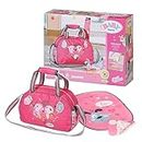 BABY born Changing Bag - Doll Changing Bag with Changing Mat, Lotion Bottle and a Nappy. Fits dolls up to 43cm - Suitable for children aged 3+ years - 832455