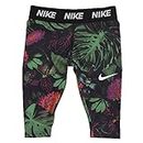 Nike Dri-Fit Glow Botanical Allover Print Tight Pantalon Garçon, Black, FR : XL (Taille Fabricant : 128)