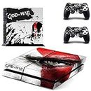 MightySticker® PS4 Designer Skin Game Console p 2 Controller Decal Vinyl Protective Covers Stickers f Sony PlayStation 4 - GOW God of War 3 Ascension Kratos Master Ghost Sparta Warrior Olympus Saga