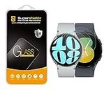Supershieldz (3 Pack) Designed for Samsung Galaxy Watch 6 (40mm) / Galaxy Watch 5 (40mm) / Galaxy Watch 4 (40mm) Tempered Glass Screen Protector, Anti Scratch, Bubble Free
