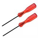 2 Pack - Red Triwing Y & Posi Cross + Screwdrivers, Compatible with Nintendo Wii DS Gameboy Wii U DSi XL