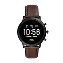 (Refurbished) Fossil Gen 5 Touchscreen Men's Smartwatch with Speaker, Heart Rate, GPS, Music Storage and Smartphone Notifications Brown