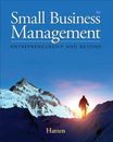 Small Business Management: Entrepreneurship and Beyond - Hardcover - GOOD