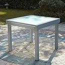 Concept Usine – Mesa Molvina – Mesa de jardín extensible para 8 personas de aluminio
