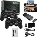 Onyxtron Wireless Retro Game Console, New Game Stick Lite 2023 Best Childhood Memories, Plug and Play Video Game Stick Built in 10000+ Games,9 Emulator Console,Dual 2.4G Wireless Controllers,4K HDMI Output
