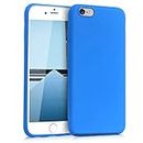 kwmobile Case Compatible with Apple iPhone 6 / 6S Case - Soft Slim Protective TPU Silicone Cover - Neon Blue