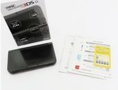 New Nintendo 3DS LL XL Metallic Black Console w/Charger+Box from Japanese ver NM