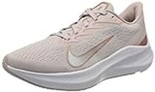 Nike Women's WMNS Flex Experience RN 10 Barely Rose/MTLC RED Bronze-Stone Mauve Running Shoe (CJ0302-601)