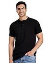 Amazon Brand - Symbol Men's Solid Regular Fit Polo Shirt (AW19MCPO_Jet Black XL)