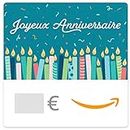 Carte cadeau Amazon.fr - Email - Joyeux anniversaire (Bougies d'anniversaire)