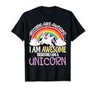 Unicorns Are Awesome I'm A Unicorn Funny Rainbow girl Gift Maglietta