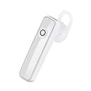 Wireless Bluetooth For Nokia Lumia 1520 Single Ear One Ear truly Ultra stylish wireless Noise isolation mic buttons K1 Gaming Earphones Headphone Talk time and long standby Hi-Fi sound hands free calling Long Battery Life - (White, D)