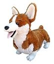 Adore 13" Cory The Corgi Dog Stuffed Animal Plush Toy with Farting Sound