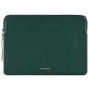 Comfyable Slim Laptop Sleeve 14 In Compatible for MacBook Pro 14-in M3 M2 Pro/Max 2023 & M1, All Versioned 13-13.3 Inch MacBook Pro & MacBook Air, PU Leather Sleeve 14in Bag Case for Mac, Green