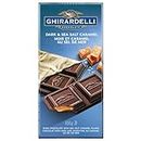 Ghirardelli Chocolate Bar Dark Chocolate With Sea Salt Caramel, 100g Imported (USA)