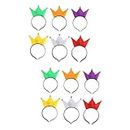 Ipetboom 24 Pcs Crowns Headband Crowns and Tiaras for Girls Kids Hair Accessories Lighting Hair Hoop Light Headpiece Hair Accessories for Girls Kid Headphones Party Shine Child Led