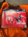 Sony PlayStation 4 Pro Limited Edition Marvel's Spider Man 1TB Red Console NIB