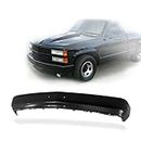 PERFIT LINER New Black Steel Front Bumper Face Bar Compatible For Chevy C1500 C2500 C3500 K1500 K2500 K3500 Tahoe Blazer Suburban Cadillac 1988-2000 Pickup Truck GM1002168