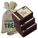 Speaking Tree Exfoliating Coffee Handmade Soap with Refreshing Aroma for Perfectly Clean, Brightening Skin (Pack of 3)