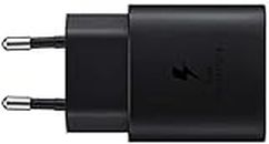 Samsung Chargeur Secteur Rapide 25W Noir, USB Type C sans câble, Version FR