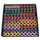Spade Poly Polyester Sewing Thread Assorted Box 100 spools (20 Colours x 5) 300 Meters Each (5002L)