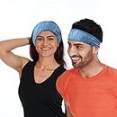 Skudgear Yoga Sport Athletic Headband Sweatband for Running Sports Travel Fitness Elastic Wicking Non Slip Style Band and Basketball Headbands Headscarf fits (Color 5)