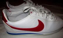 Near New Nike Classic Cortez FORREST GUMP Mens Red White Blue Shoes UK8.5 US9.5