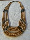 Vintage Tribal strand Bone beads BOLD Handmade  Jewelry