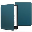 MoKo Case Fits 6.8" Kindle Paperwhite (11th Generation-2021) and Kindle Paperwhite Signature Edition, Lightweight Shell Cover with Auto Wake/Sleep for Kindle Paperwhite 2021, Turquoise