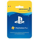 Sony PSN PS Plus Hanging Card Abbonamento 3 Mesi PS4 Playstation 4