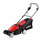 Neptune Simplify Farming 1600-Watt Electric Hand Push Lawn Mower Single Phase 2HP Motor with 50Liter Grass Catcher Box, 5-Stages Cutting Height Adjustment Upto 20mm to 65mm, 380mm/15inch Cutting Blade