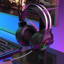 Gaming Headset Over-Ear Headphones with Noise Canceling Mic Stereo Bass Surround