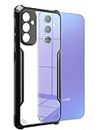 Spazy Case® Samsung Galaxy A55 5G Back Cover | Transparent Crystal Clear Hard PC Back Case with TPU Bumper, Drop Protection Case Cover for Samsung Galaxy A55 5G