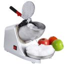 300W Ice Shaver Machine Snow Cone Maker Shaved Icee 143 lbs Electric Crusher New