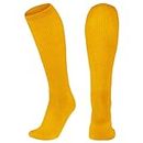 CHAMPRO womens Multi-sport Athletic Compression for Baseball, Softball, Football, and More Multi Sport Socks, Gold, X-Small US