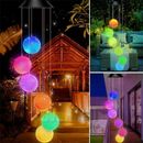 Luces de bola LED de solar para jardin colgantes de color decoración del hogar