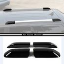 4P Roof Rails Rack End Cover Trim For Toyota 4Runner 2010-2023 Accessories Black