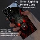 The King Series 7 Color Voice Controlled Intelligent Luminous Case Supports For Samsung//xiaomi/realme/vivo/oppo Model Phone Case To Flash The Luminous Case