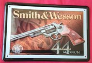 Blechschild 20x30 Smith & Wesson Revolver 44er Magnum Sammler Geschenk