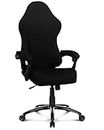 Deisy Dee NO Chair,ONLY Covers Gaming Chair Slipcovers Stretchy Polyester Covers for Reclining Racing Gaming Gaming Chair (Black)