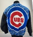 CHICAGO CUBS BASEBALL JANOO’OH PARIS TERRY CLOTH BOMBER JACKET ONE SIZE FITS ALL