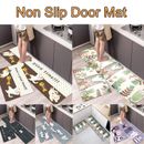 2Pcs/Set Non Slip Door Mat Hallway Runner Bathroom Rug Kitchen  Floor Mat Carpet