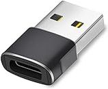 Hoppac Adaptateur USB C Femelle vers USB Mâle, Charge Rapide et Transfert des Données, Adaptateur pour iPhone 12/13