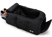 MIER Large Gym Bag for Men with Shoes Compartment Mens Lightweight Sports Travel Duffle Bags for Workout Fitness Weekender, 60L, Black, Modern